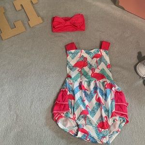 Flamingo Romper